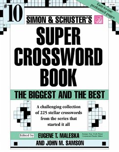 Simon & Schuster Super Crossword Puzzle Book #10 - Samson, John M; Maleska, Eugene T