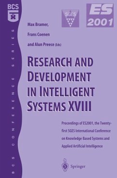 Research and Development in Intelligent Systems XVIII - Bramer, Max / Coenen, Frans / Preece, Alun (eds.)