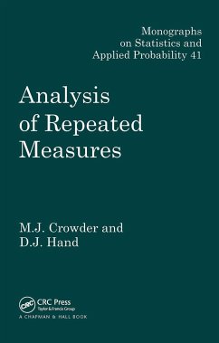 Analysis of Repeated Measures - Crowder, Martin J; Hand, David J