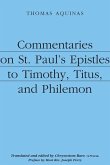 Commentaries on St. Paul's Epistles to Timothy, Titus, and Philemon