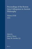 Proceedings of the Boston Area Colloquium in Ancient Philosophy: Volume XVIII (2002)
