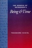 Genesis of Heidegger's Being and Time