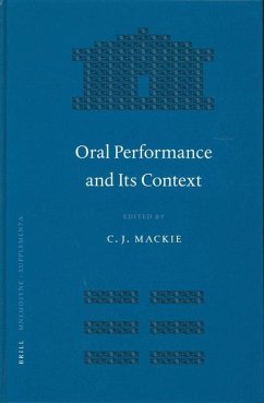 Oral Performance and Its Context - Mackie, C.J. (ed.)