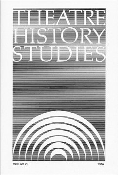 Theatre History Studies 1986, Vol. 6