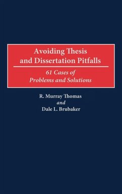 Avoiding Thesis and Dissertation Pitfalls - Brubaker, Dale
