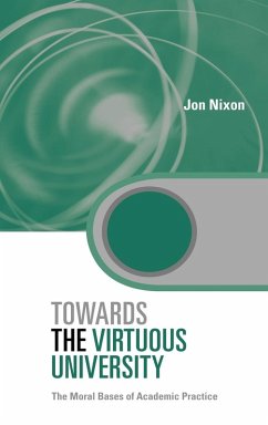 Towards the Virtuous University - Nixon, Jon