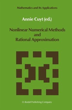 Nonlinear Numerical Methods and Rational Approximation - Cuyt, A. (Hrsg.)