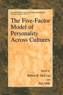 The Five-Factor Model of Personality Across Cultures - McCrae, Robert R. / Allik, Juri (Hgg.)