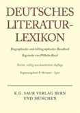 Deutsches Literatur-Lexikon / Hermann - Lyser / Deutsches Literatur-Lexikon Ergänzungsband V