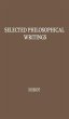 Selected Philosophical Writings. - Bild 1