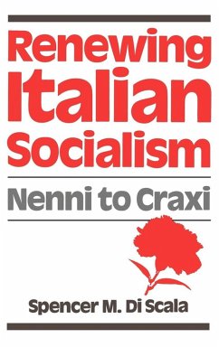 Cover Renewing Italian Socialism