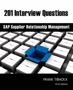 201 Interview Questions - SAP Supplier Relationship Management - Tibackx, Frank