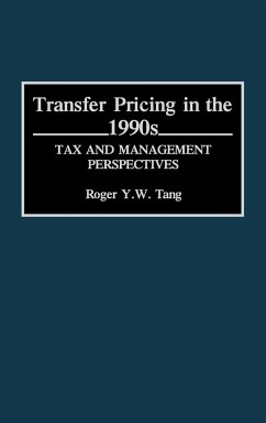 Transfer Pricing in the 1990s - Tang, Roger Y. W.