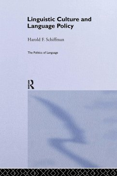 Linguistic Culture and Language Policy - Schiffman, Harold