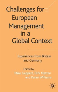 Challenges for European Management in a Global Context - Geppert, Mike