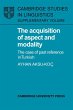The Acquisition of Aspect and Modality - Bild 1