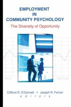 Employment in Community Psychology - Ferrari, Joseph R; O'Donnell, Clifford R