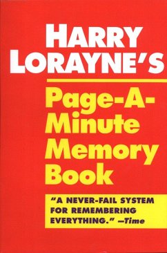 Harry Lorayne's Page-A-Minute Memory Book - Lorayne, Harry