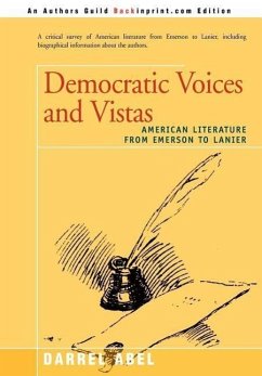 Democratic Voices and Vistas - Abel, Darrel