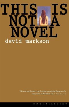 This Is Not a Novel - Markson, David