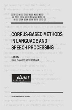 Corpus-Based Methods in Language and Speech Processing - Young, S. / Bloothooft, Gerrit (Hgg.)