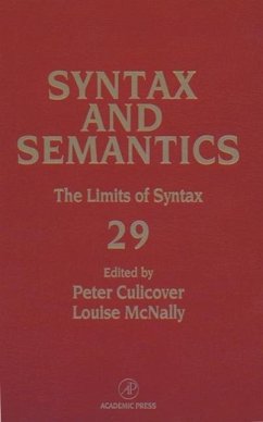 The Limits of Syntax