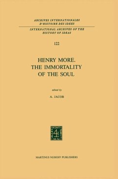 Henry More. The Immortality of the Soul - Jacob, A. (Hrsg.)