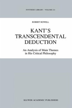 Kant¿s Transcendental Deduction - Howell, R. C.