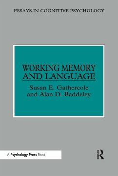 Working Memory and Language - Gathercole, Susan E.; Baddeley, Alan D.