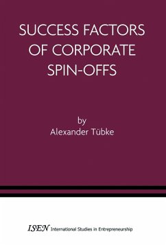 Success Factors of Corporate Spin-Offs - Tübke, Alexander