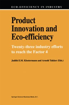 Product Innovation and Eco-Efficiency - Klostermann, Judith E.M. / Tukker, A. (Hgg.)