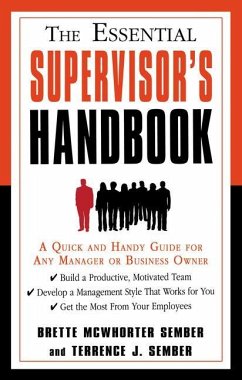 The Essential Supervisor's Handbook - Sember, Brette Mcwhorter; Sember, Terrence J