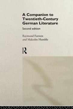 A Companion to Twentieth-Century German Literature - Furness, Raymond / Humble, Malcolm (eds.)