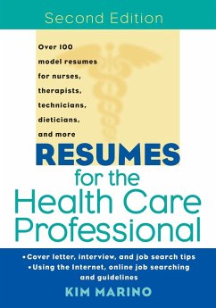 Resumes for the Health Care Professional - Marino, Kim