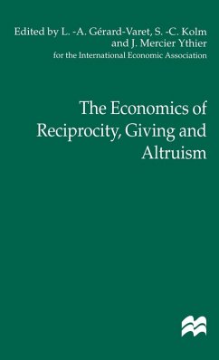 Cover The Economics of Reciprocity, Giving and Altruism