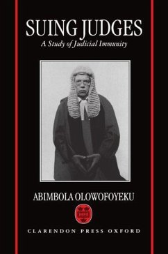 Suing Judges - Olowofoyeku, Abimbola A