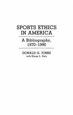 Sports Ethics in America - Jones, Donald