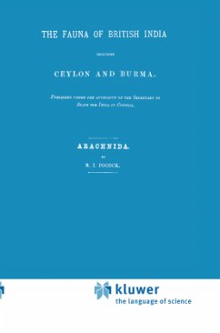 Fauna of British India Including Ceylon and Burma. Arachnida - Pocock, R. I.