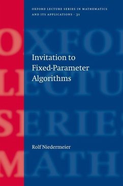 Invitation to Fixed Parameter Algorithms - Niedermeier, Rolf