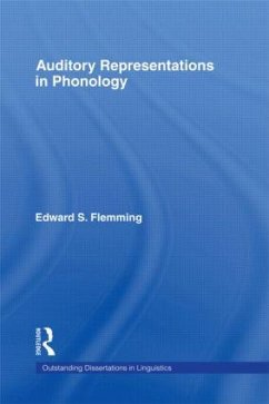 Auditory Representations in Phonology - Flemming, Edward S