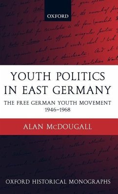 Youth Politics in East Germany - Mcdougall, Alan