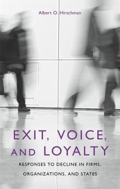 Exit, Voice and Loyalty - Hirschman, Albert O.