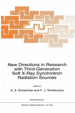 New Directions in Research with Third-Generation Soft X-Ray Synchrotron Radiation Sources - Schlachter, A.S. / Wuilleumier, F.J. (Hgg.)