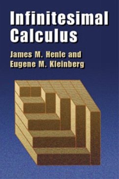 Infinitesimal Calculus - Henle, James M; Kleinberg, Eugene M