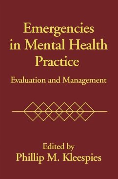 Emergencies in Mental Health Practice - Kleespies, Philip