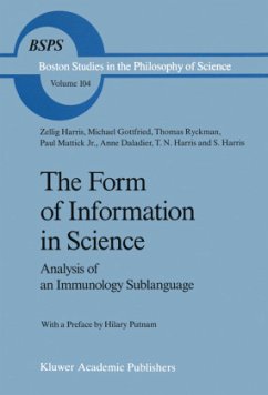 The Form of Information in Science - Harris, Z.;Gottfried, Michael;Ryckman, Thomas