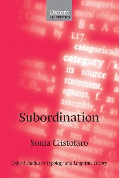 Subordination - Cristofaro, Sonia