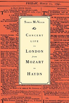 Concert Life in London from Mozart to Haydn - Mcveigh, Simon