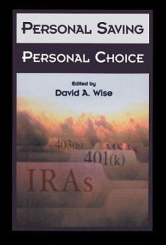 Personal Saving, Personal Choice - Wise, David