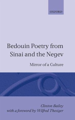 Bedouin Poetry from Sinai and the Negev: Mirror of a Culture - Bailey, Clinton